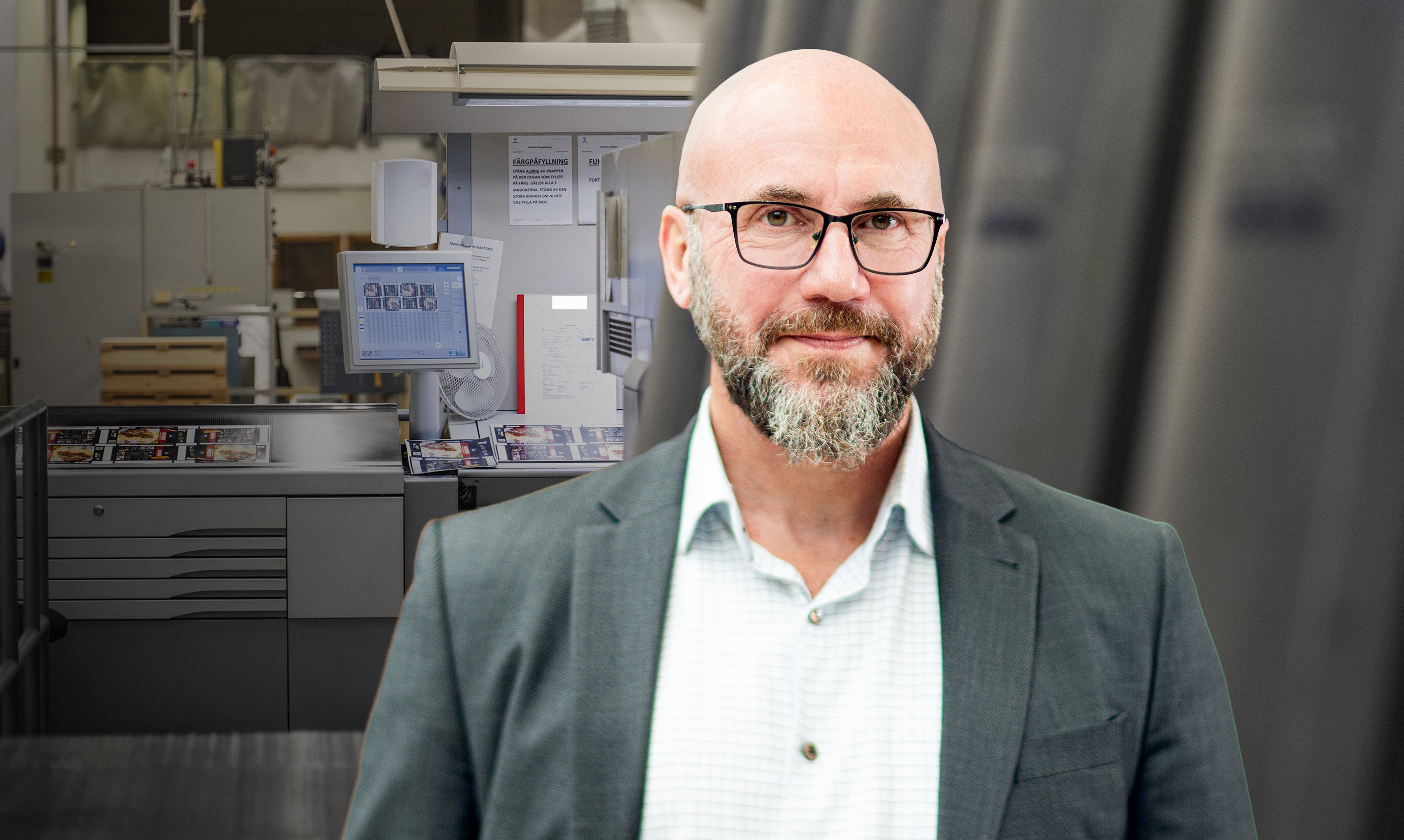 Henrik Smedmark, ansvarig för kompetensförsörjning på Grafiska Företagen.