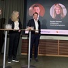 Chefsekonomerna Carl Eckerdal, IKEM, Kerstin Hallsten, Industriarbetsgivarna, och Eric Spector, Teknikföretagen. 