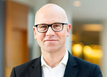 Daniel Peterson, regionchef och förhandlare.