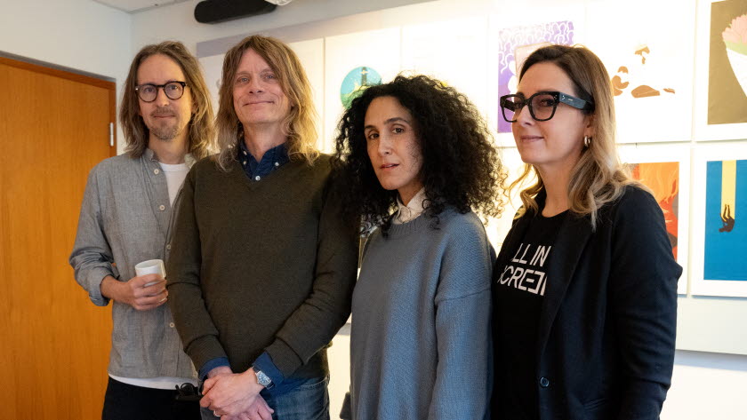 Peter Herrmann, Martin Kann, Parasto Backman och Jenny Moberg. 