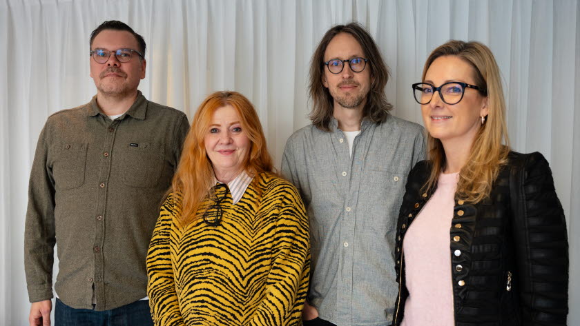 Bild på Martin Ander, Lotta Kühlhorn, Peter Herrmann och Jenny Moberg.