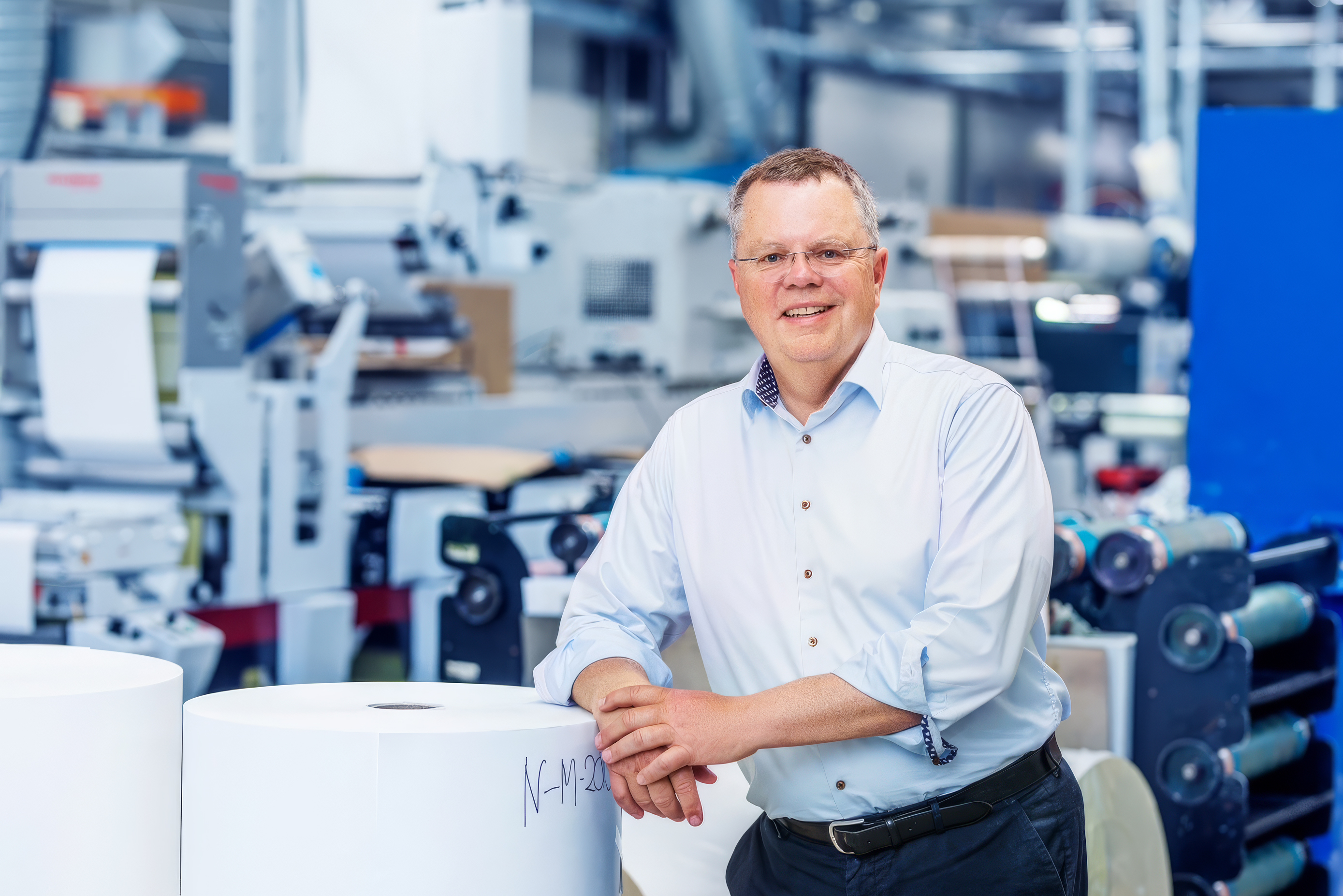 Patrik Jenemark i produktionsmiljö.