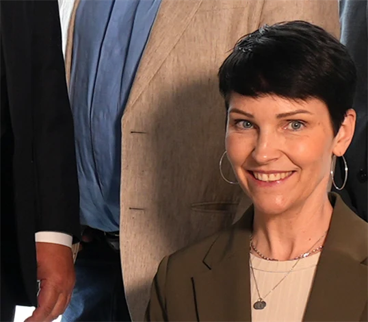 Gruppbild på Grafiska Företagens styrelse 2025-2026.