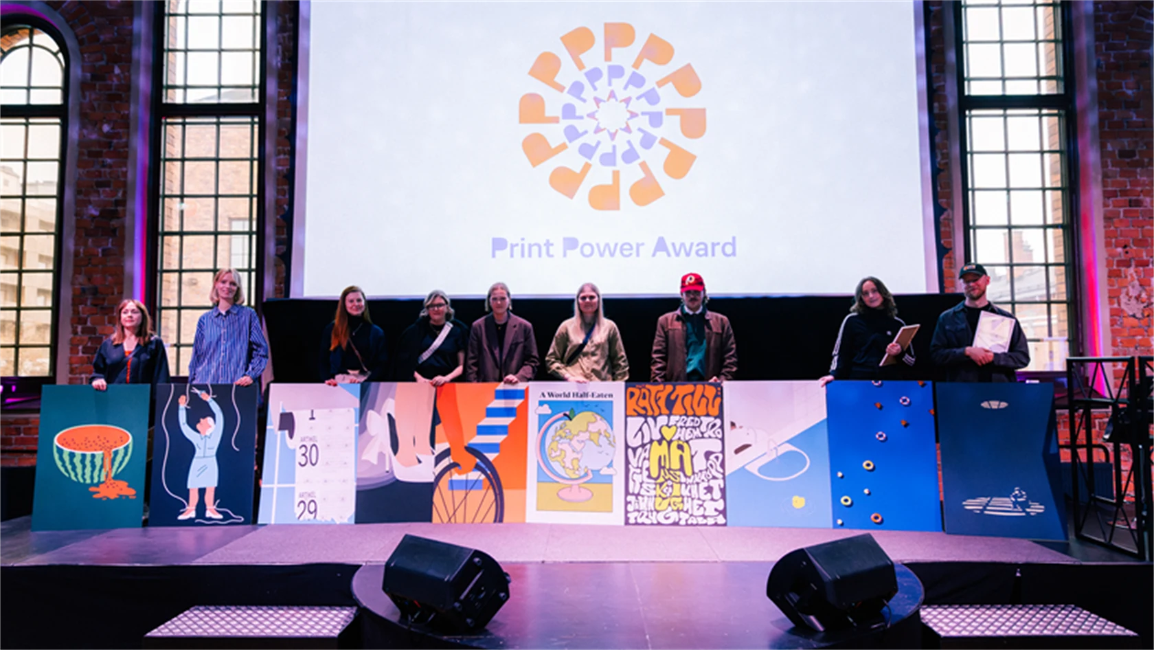 Årets finalister i PrintPower Award 2025.