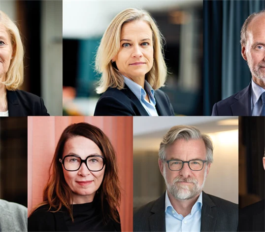 Lena-Liisa Tengblad, Gröna arbetsgivare, Eva Glückman, Grafiska Företagen, Per Hidesten, Industriarbetsgivarna, David Johnsson, Trä- och möbelföretagen, Cecilia Nykvist, vd TEKO, Jonas Hagelqvist, IKEM och Björn Hellman, Livsmedelsföretagen.