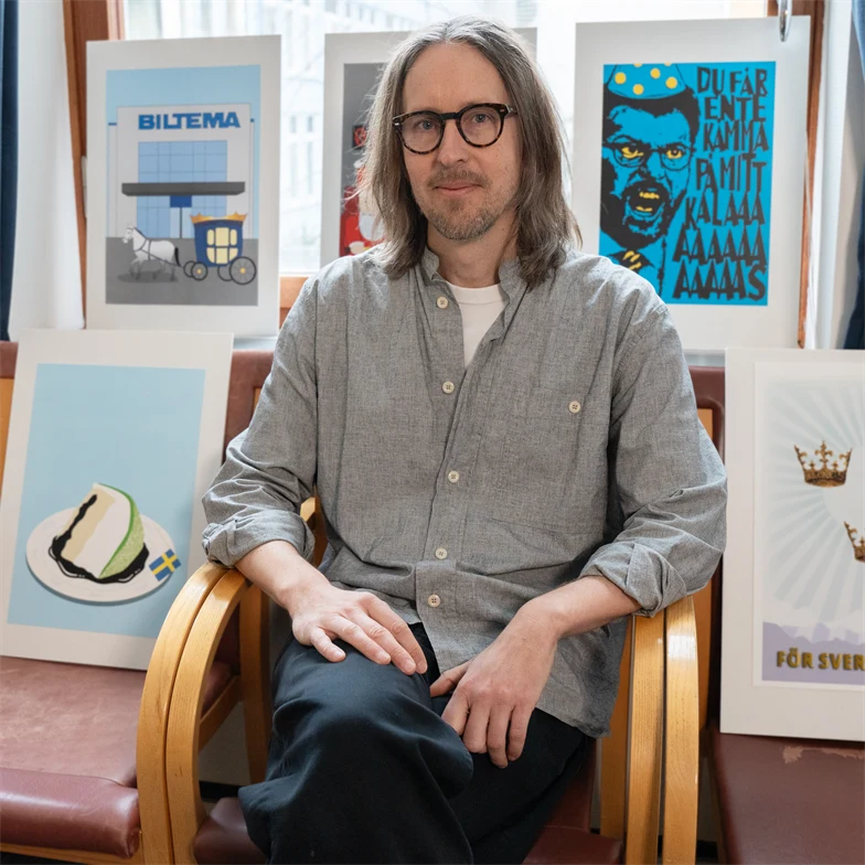 Bild på Peter Herrmann, design director, Purple.