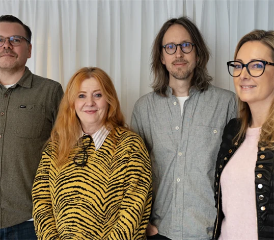 Bild på Martin Ander, Lotta Kühlhorn, Peter Herrmann och Jenny Moberg.