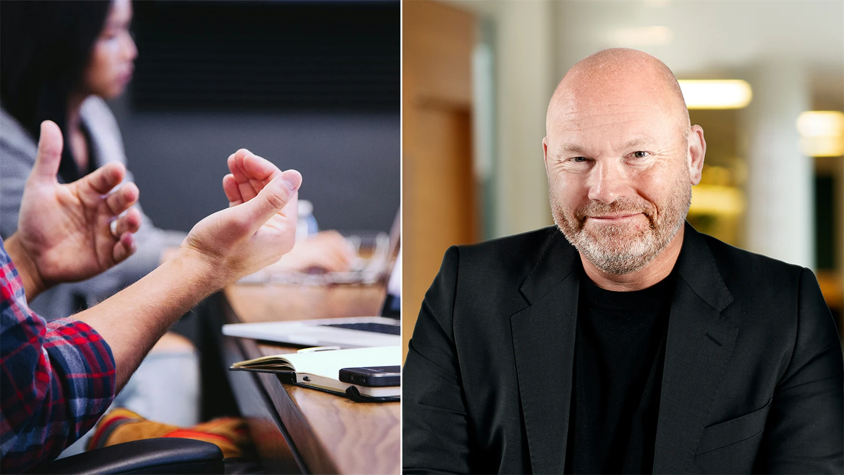Ambjörn Wahlberg, Grafiska Företagens förhandlare i region Skåne och Halland.