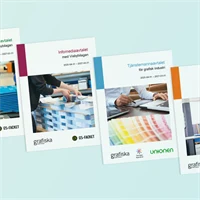 Bild på Grafiska Företagens kollektivavtal 2025-2027.