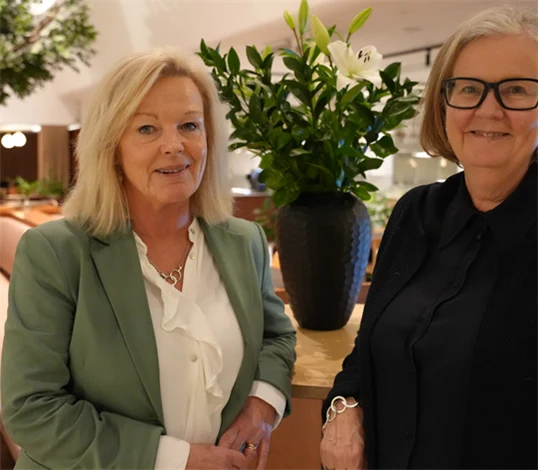 Cecilia Fahlberg och Åsa Kjellberg Kahn.